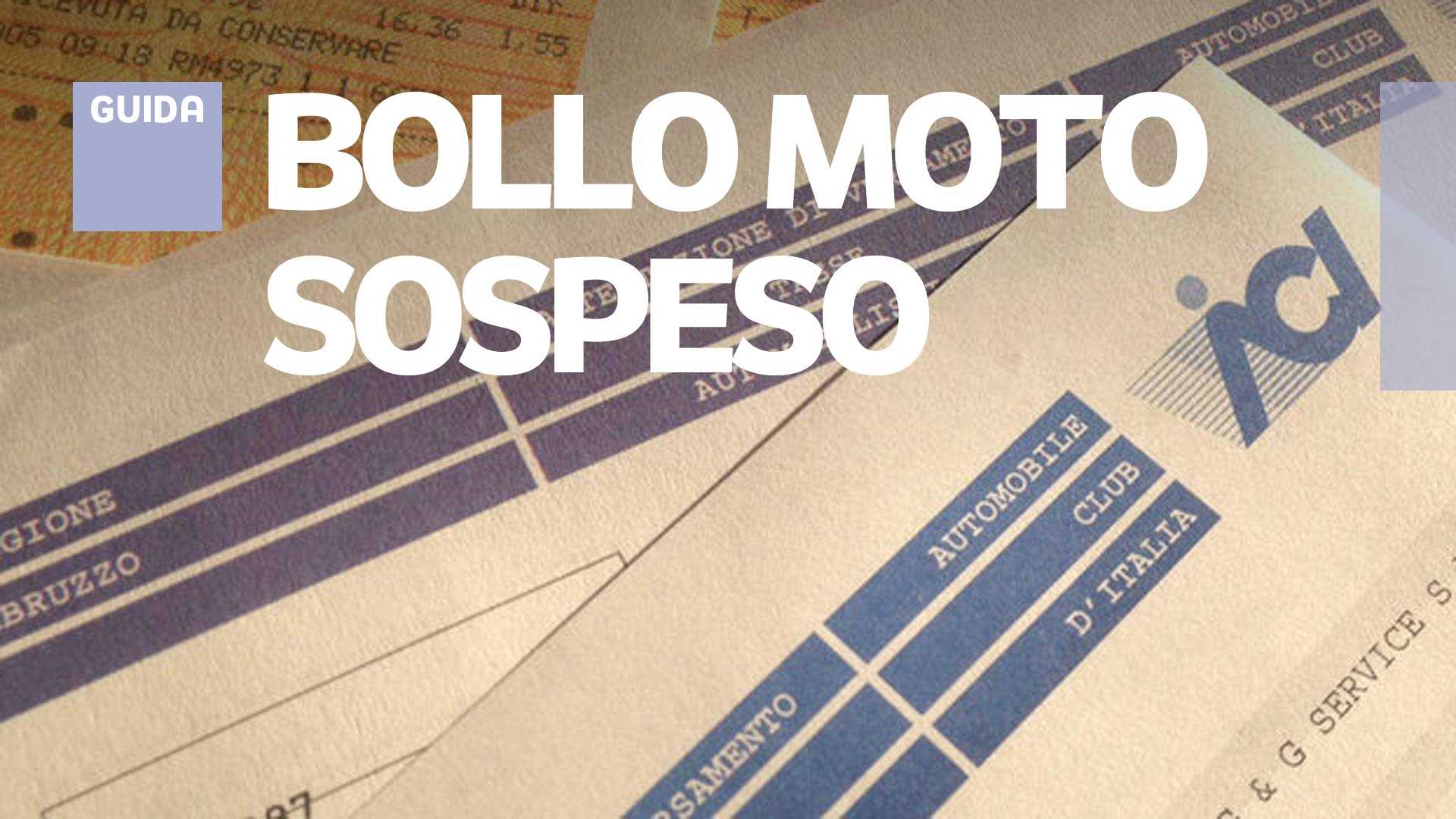 Moto News, Bollo moto, sospensioni e proroghe Regione per Regione